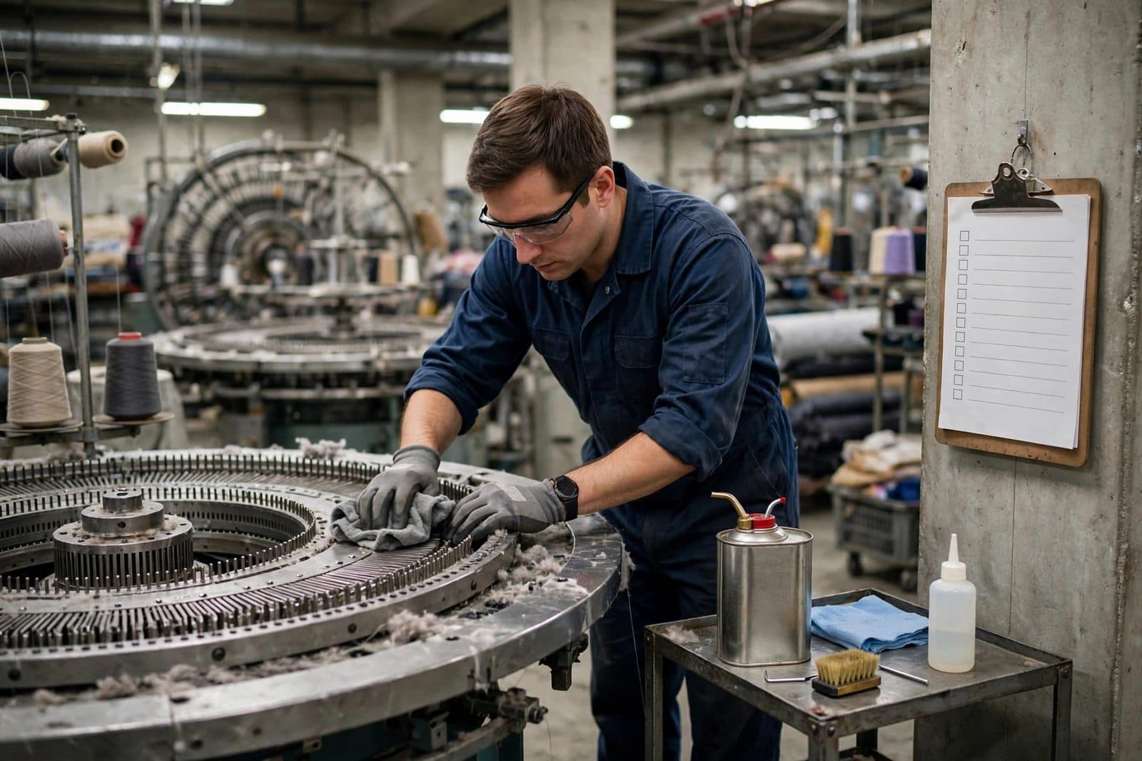 Circular Knitting Machine Preventive Maintenance Schedule for Bangladesh Factories