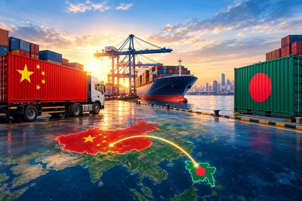 Transparent Sourcing: China to Bangladesh direct maritime machinery corridor