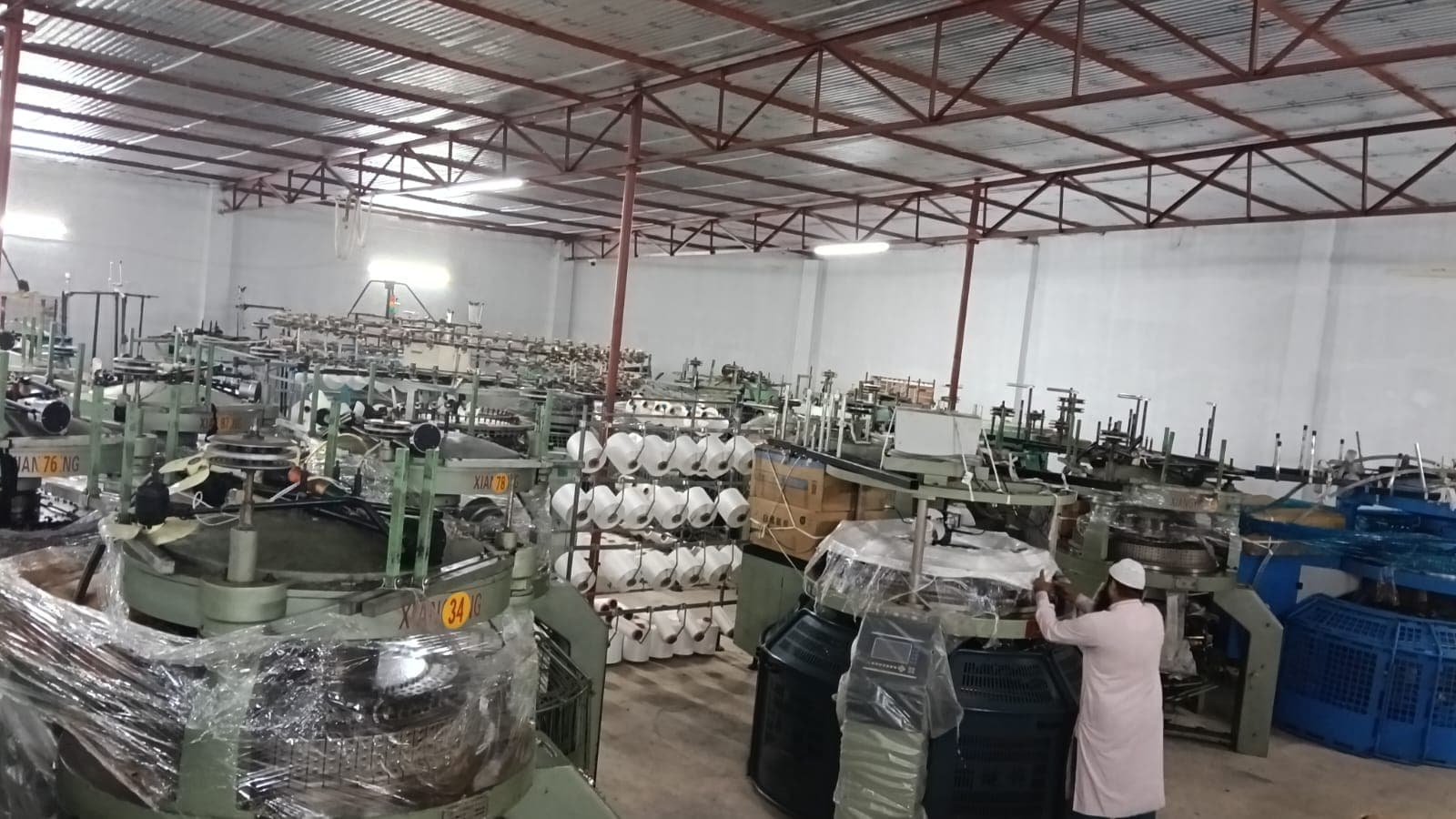 XIANGYING 34x72F Rib / Interlock Circular Knitting Machine technical view