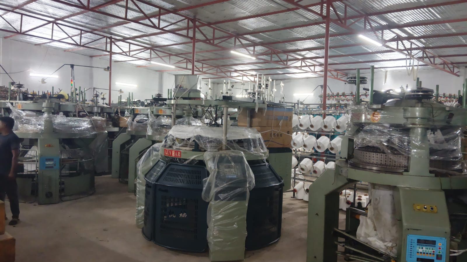 XIANGYING 34x72F Rib / Interlock Circular Knitting Machine technical view