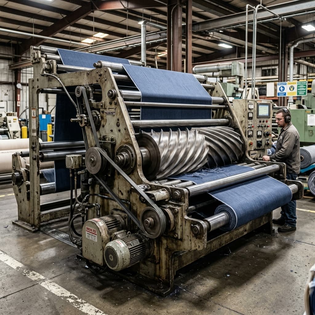 Precision Industrial Rotary Fabric Shearing Machine