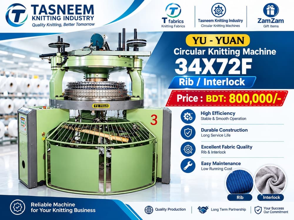 Single Jersey Circular Knitting Machine Price in Bangladesh: 4-Track Guide